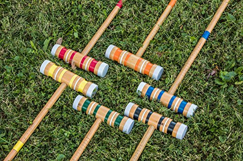 Triumph Sports Beginner 6-Player Croquet Set