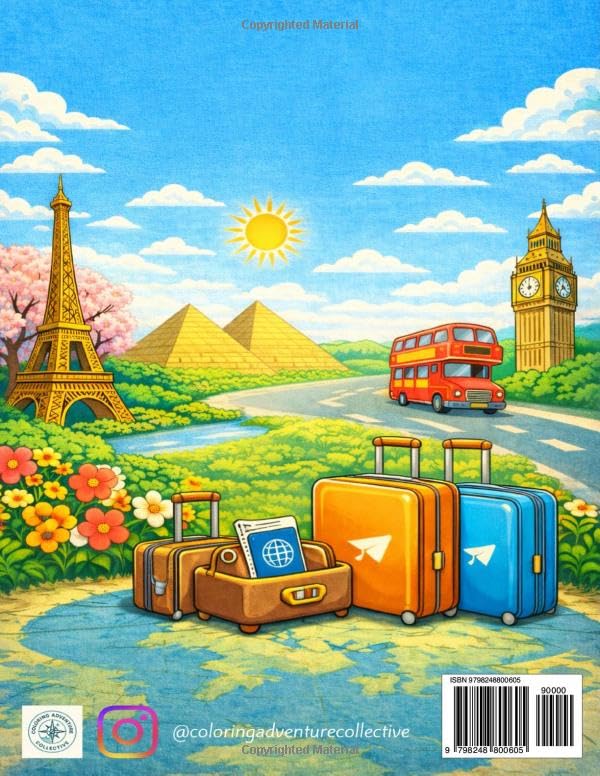 Jet-Set Adventure Coloring Book: Adventure Fun for Kids (Adventure Fun for Kids Series)