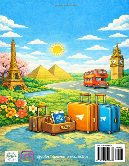 Jet-Set Adventure Coloring Book: Adventure Fun for Kids (Adventure Fun for Kids Series)