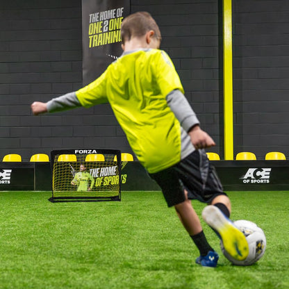 FORZA Square Pop-Up Soccer Goal [6 Sizes] | Portable Goal Posts for Kids Shooting Practice - Pop-Up in Minutes | Single or Pair of Goals - size: 3ft x 2.2ft, style: Single