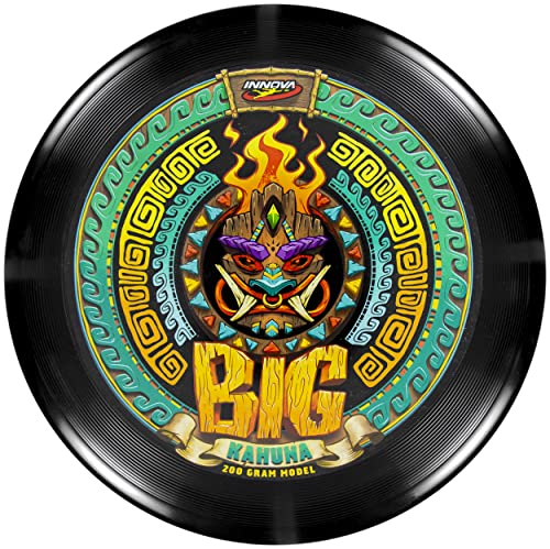 Innova Big Kahuna INNmold Beach Disc 200g – Designed to Handle High Winds, Easy to Grip Rim - color: Black