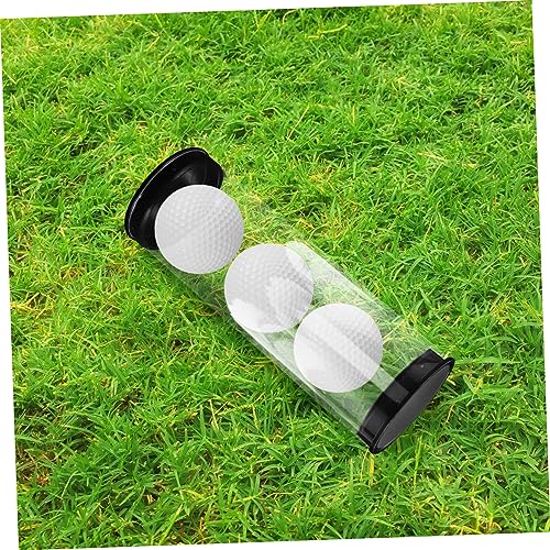 Happyyami Golf Tube Golfs Organizers Baseball Display Case Small Display Golf Display Case Golf Ball Tube Golf