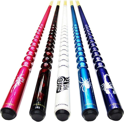 58" Pool Cue Stick,13mm 2-Piece Maple Hardwood Ergonomic Design Billiard Cues Kit,19/20/21oz - color: White, style: 19oz