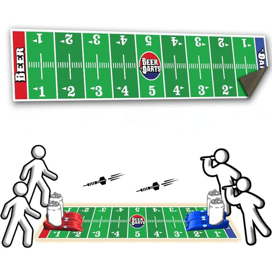 Beer Darts Battle Turf Mat, 10 ft x 2 ft, Indoor/Outdoor