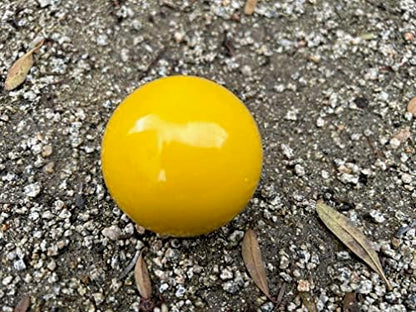 BuyBocceBalls Listing - Premium Quality, Official Tournament-Grade Pallino or Pallina for Bocce - Regulation Size 60mm - Yellow - Use with 100, 107 or 110+mm Bocce Balls - size: 60mm (Pack of 2)