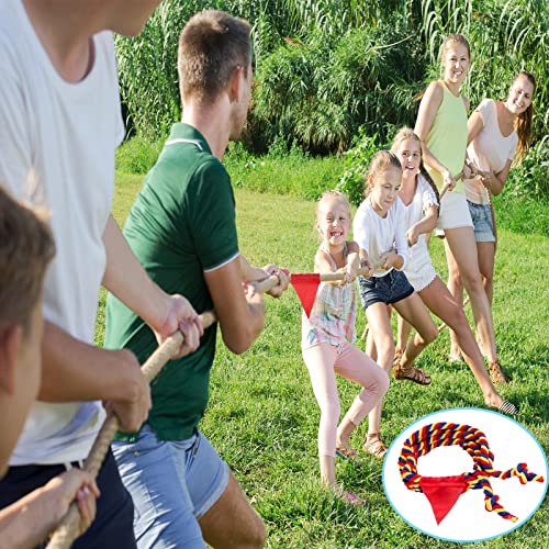 Outdoor Games 40FT Tug of War Rope & Potato Sack Race Bags Kit for Kids and Adults, Field Day Family Reunion Birthday Party Yard Games