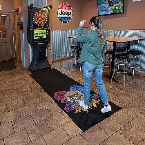 Pig Home Solutions Color Burst Design Self-Sticking Dart Mat - style: Dragon