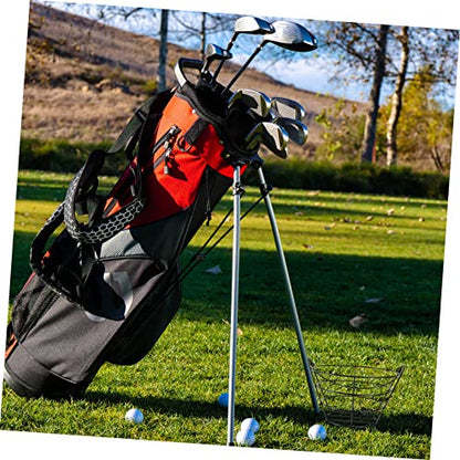 Golf Ball Retrieval Basket Metal Storage Container for Outdoor Practice Sturdy Wire Ball Carrying Holder for Golf Courses and Sports Enthusiasts