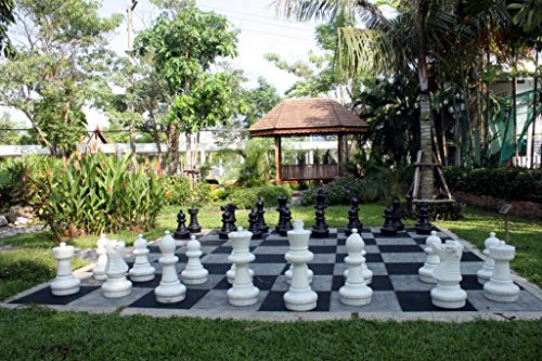 Chess House Giant Chess Set - 25 inch King, 32 Pieces, All-Weather Outdoor