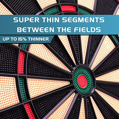 WIN.MAX Electronic Dart Board Soft Tip Dartboard Set LCD Display with 12 Darts 100 Tips Power Adapter