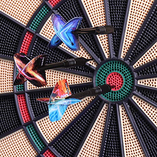 Electronic Dart Board with Cabinet LED Electric Digital Dart Boards for Adults with 12 Soft Tip Darts