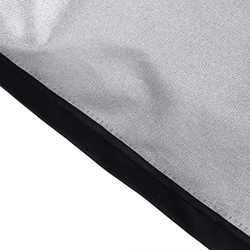 Pong Table Cover Outdoor , 190T Silver Coated Heavy Duty Garden Dust Protector, 110x60x29 Inch for Tennis Table, Patio, Courtyard