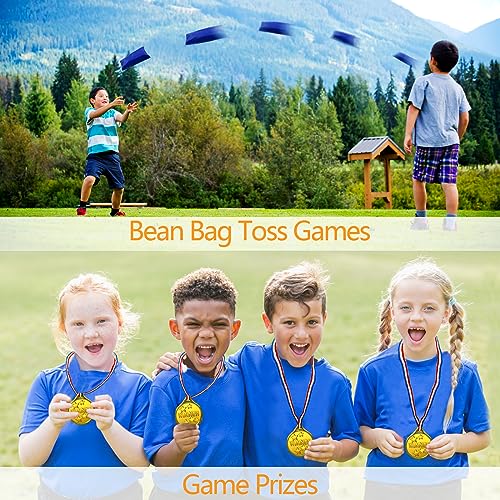 TITGIPE Potato Sack Race Bags - 32PCS Outdoor Games Sack Race Bags for Adults and Kids,3 Legged Race Bands,Egg Spoon Relay Race,Bean Bag Toss,Party Games for Kids,Field Day Games for Adults