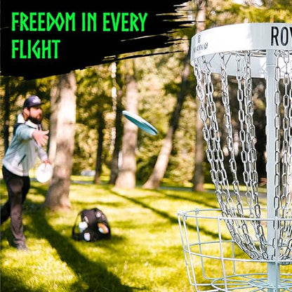 Viking Discs Original Disc Golf Set - 8 Disc Golf Discs for Any Distance, PDGA Approved - Putter, Mid-Range, Fairway Driver, Distance Driver – Disc Set for Beginners and Professional