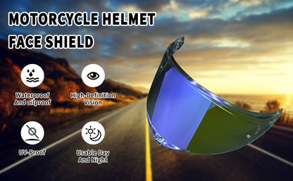 AGV K6 and K6S Visor (Aurora Blue) - color: Aurora Blue