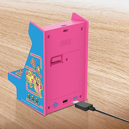 My Arcade Ms. Pac-Man Nano Player - 4.8" Mini Arcade, 2.4" Screen, Arcade Classics, Retro Consoles - style: Ms Pac Man