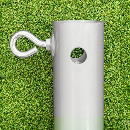 Stop that Ball™ Backstop Net Systems | Multi-Sport Ball Stop Net & Posts | Pop-Up, Freestanding & Socketed Options [7 Sizes] - size: 10ft, style: Socketed