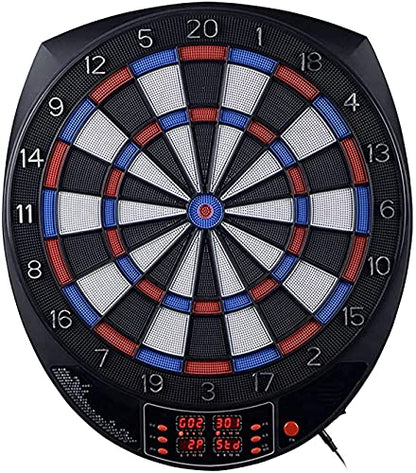 Electronic Dart Board, Electronic Soft Tip Dart Board, Electronic Dartboard Game Set, Dart Target with LCD Scoring Screen, 6 Soft Darts