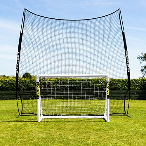 Stop that Ball™ Backstop Net Systems | Multi-Sport Ball Stop Net & Posts | Pop-Up, Freestanding & Socketed Options [7 Sizes] - size: 10ft, style: Pop-Up