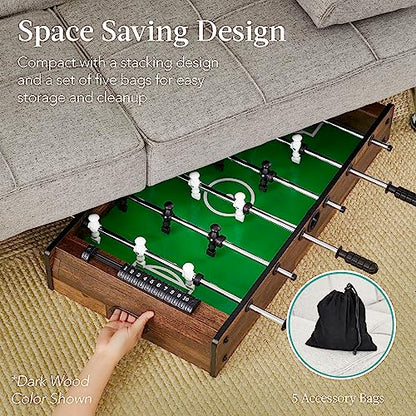 Best Choice Products Multi-Game Table Series – Interactive Game Tables for Kids with Foosball, Air Hockey, Billiards, Ping Pong & More | Childrens - color: 11-in-1 Light Wood