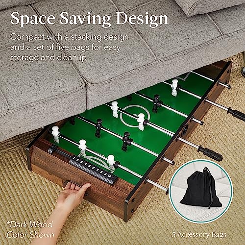 Best Choice Products Multi-Game Table Series – Interactive Game Tables for Kids with Foosball, Air Hockey, Billiards, Ping Pong & More | Childrens - color: 11-in-1 Light Wood