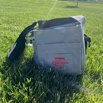 Grab & Go Disc Golf Bag - Fits 4-6 Discs - Small Disc Golf Bag Including Bag Pin - Sling Over Shoulder Style, Lightweight & Durable - Great for All Skill Levels
