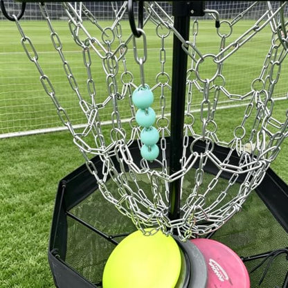 8-Pack Disc Golf Putting Target Chain Insert for MVP Disc Sports Marksman Basket, Compatible with Innova Black Hole Pro HD Basket/Black Hole Lite Basket, Training Ring Target Accessory Practice Aid