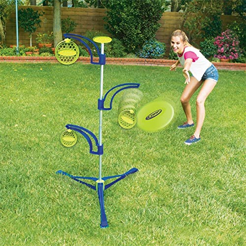 Swim Central Blue and Green Coop Magna Flying Disc Challenge Backyard Game Set 15.5"