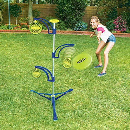 Swim Central Blue and Green Coop Magna Flying Disc Challenge Backyard Game Set 15.5"