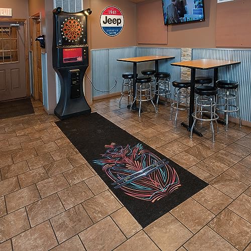 Pig Home Solutions Color Burst Design Self-Sticking Dart Mat - style: Color Burst