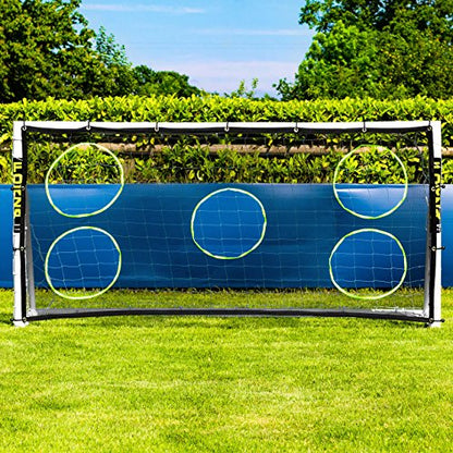 FORZA Match Soccer Goal [7 Sizes] | The World’s #1 Junior Goals! | 100% UK-Made, 2 Min Setup, Unbreakable Goalpost + Target Bundle - Buy FORZA, Play Forever! - size: 8ft x 4ft, style: Goal + Target Sheet