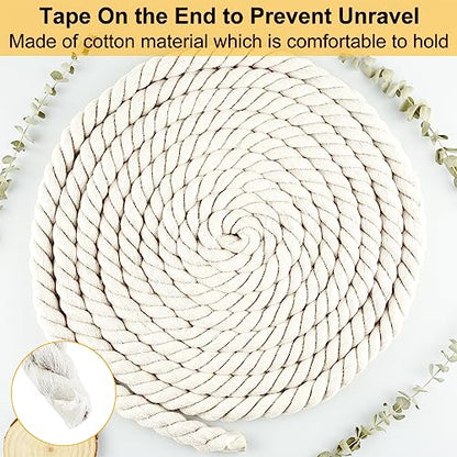 NEBURORA 20FT Tug of War Rope for Adults Outdoor Games Field Day Family Reunion Summer Outside Yard Backyard Lawn Camping Picnic Carnival Party Games Beige - color: Beige