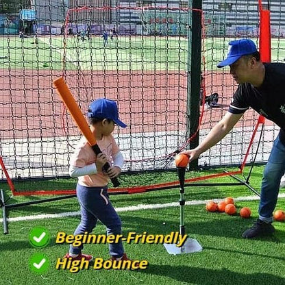 Foam Baseballs Softballs Practice Training Ball for Beginners Hand Exercise Squeeze Ball for Safe Throwing Catching and Batting Practice - color: White 6 PCS foam baseballs