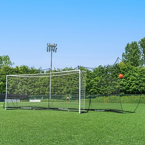 Stop that Ball™ Backstop Net Systems | Multi-Sport Ball Stop Net & Posts | Pop-Up, Freestanding & Socketed Options [7 Sizes] - size: 30ft, style: ProFlex