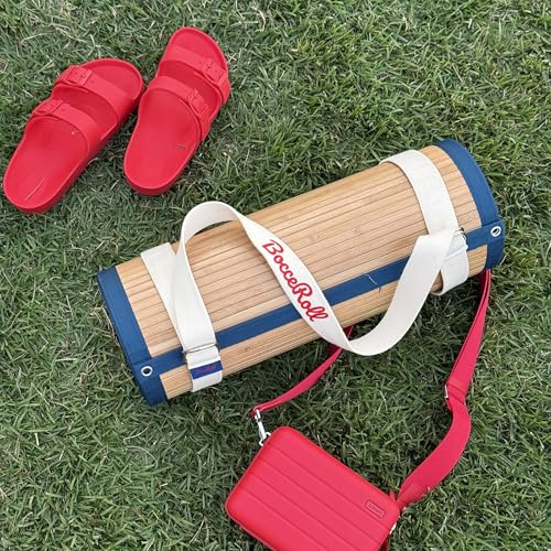 BocceRoll Yard Game – Modern Bocce Ball Set with Ramp & Targets | Portable BocceRoll Lawn Game for Backyard & Beach | Premium Wooden Bocce Game for Family & Party Play