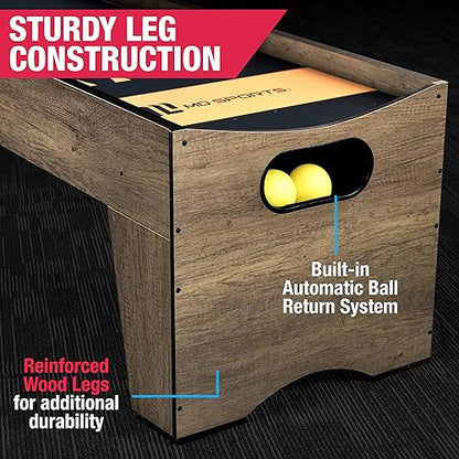 MD Sports Roll & Score Arcade Game, 87" Durable Electronic Scoring with Sound Effects and Game Balls, Perfect for Family Game Rooms - style: 7’ 3” - Arcade Table