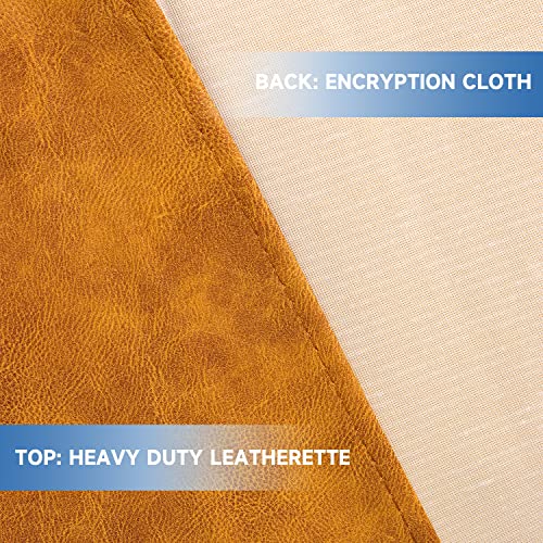 GSE Games & Sports Expert Billiard Table Covers, 7'/8'/9' Waterproof & Tearproof Heavy Duty Leatherette Pool Table Cover (Several Colors Available) - color: Russet - 7ft