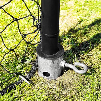Stop that Ball™ Backstop Net Systems | Multi-Sport Ball Stop Net & Posts | Pop-Up, Freestanding & Socketed Options [7 Sizes] - size: 10ft, style: Socketed