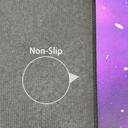 USTIDE Large Gaming Chair Mat for Carpet and Hardwood Floor - Office, Gaming Room Computer Chair Mat - color: Purple
