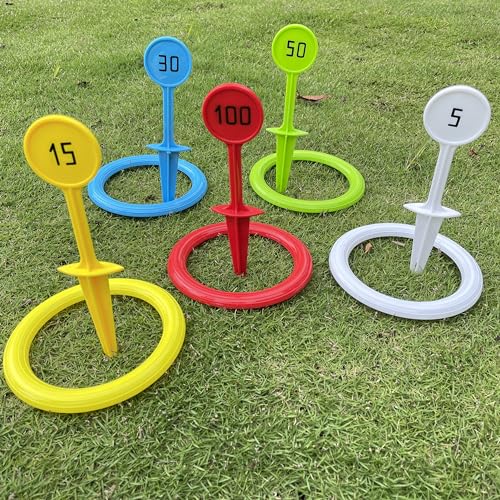 Rings for Ring toss, Outdoor Sports Grassland Game Ring toss, Beach Games, Outdoor Toys for Children, Christmas Halloween, Thanksgiving Gifts.