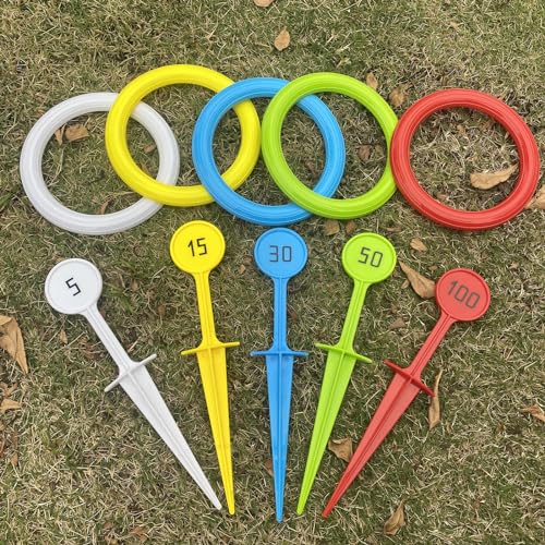 Rings for Ring toss, Outdoor Sports Grassland Game Ring toss, Beach Games, Outdoor Toys for Children, Christmas Halloween, Thanksgiving Gifts.
