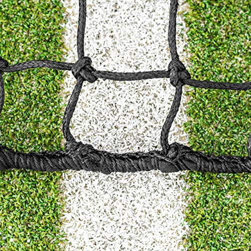 VERMONT Tennis Net – Championship Quality, Heavy-Duty HDPE | 42ft Doubles or 33ft Singles | 4 Thickness Options (2mm–3.5mm) - size: 3.5mm DT Doubles [Standard], style: Double Loop