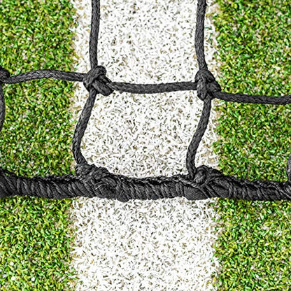 VERMONT Tennis Net – Championship Quality, Heavy-Duty HDPE | 42ft Doubles or 33ft Singles | 4 Thickness Options (2mm–3.5mm) - size: 3.5mm DT Doubles [Standard], style: Loop and Pin