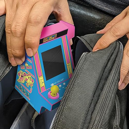 My Arcade Ms. Pac-Man Nano Player - 4.8" Mini Arcade, 2.4" Screen, Arcade Classics, Retro Consoles - style: Ms Pac Man