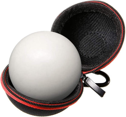 Lixada Cue Ball White1 PCS 57.2MM Clip-On Billiard Ball Holder 6 Red Dot Pool Cue Training Ball for Pool Training Balls with Carabiner Fits 2.2in Balls (Cue Ball Case)