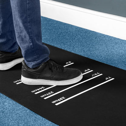 PINPOINT Professional Darts Mat | 4 Throwing Lines Distance with Oche System | 118in x 62in