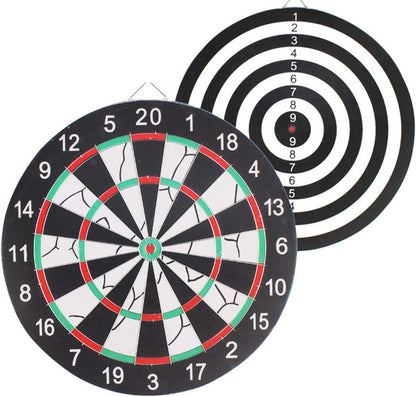 12/15/17/18in Dartboard Game Set， Metal Radial Spider Wire, Compressed Sisal Board with Rotating Number Ring Professional Dart Board for Adults(12in)