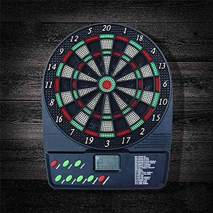 Electronic Dart Board, Dart Board Set, Indoor Games Powered Dartboards Soft Tip Dart Board HD LCD Display with 18 Games 159 Options for Indoor and Outdoor Garden Office Gifts