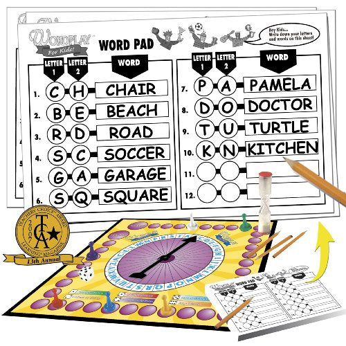 Wordplay for Kids — A Fast-Paced, Award-Winning Game Filled with Fun Word Challenges — Great for the Whole Family, Ages 6 & Up