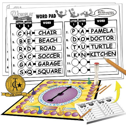 Wordplay for Kids — A Fast-Paced, Award-Winning Game Filled with Fun Word Challenges — Great for the Whole Family, Ages 6 & Up